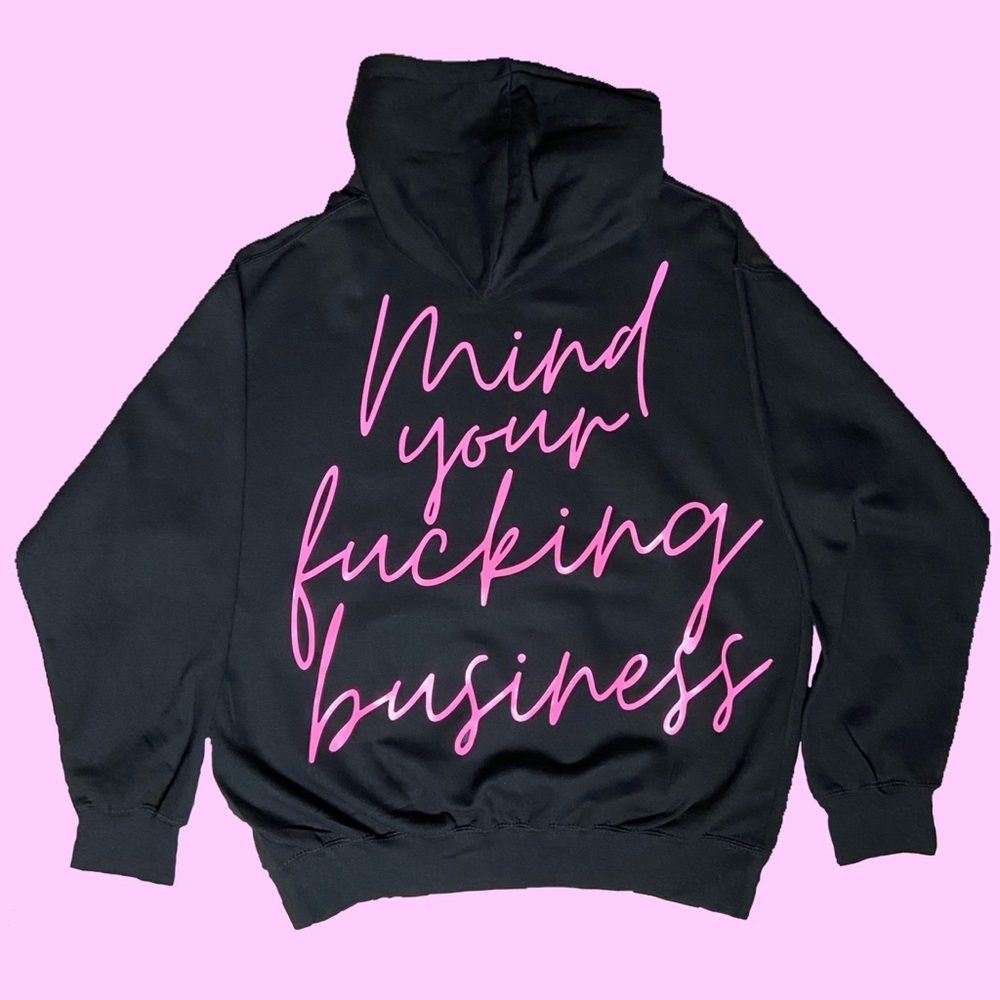 Mind Your Business Barb Wire Hoodie